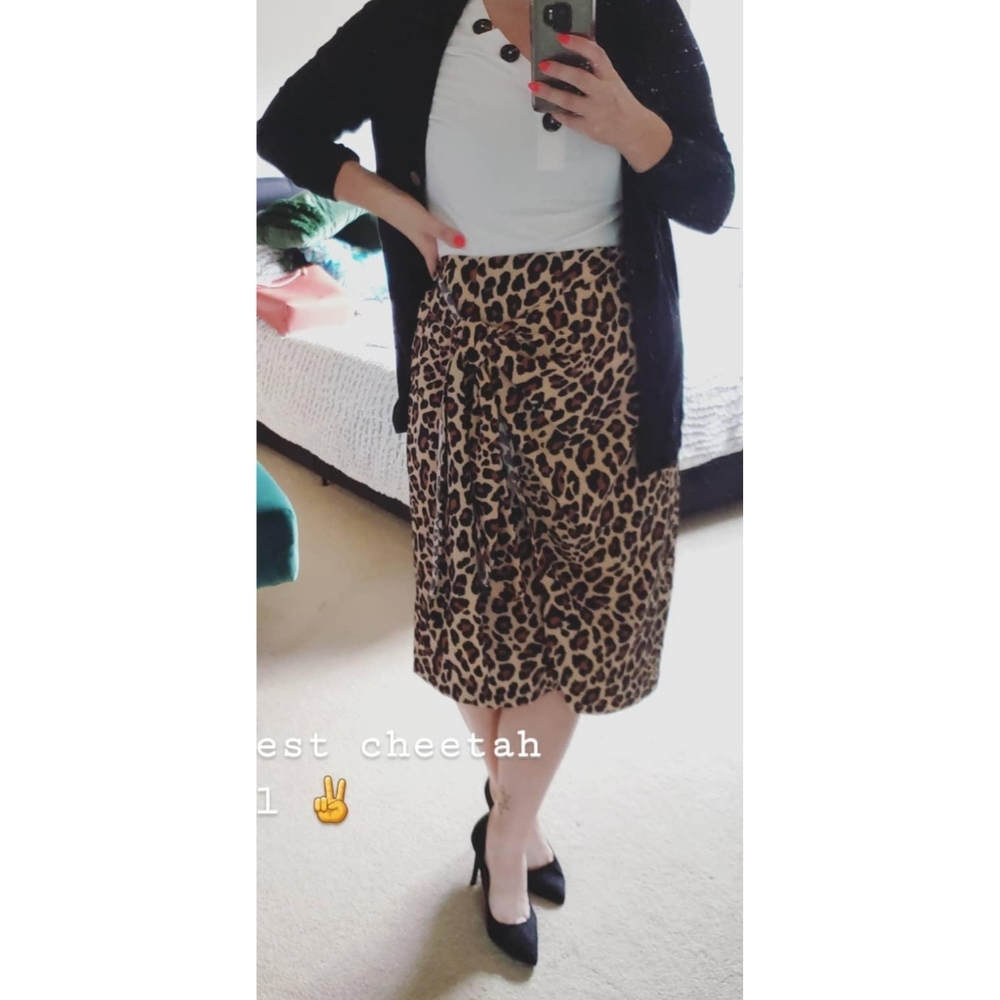 🖤PRICE DROP AGAIN!🖤 Leopard print pencil skirt, Size 12